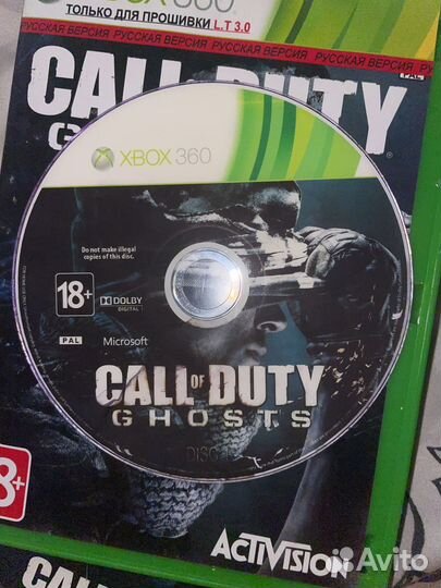 Игра call OF dutu ghosts 1часть на xbox 360