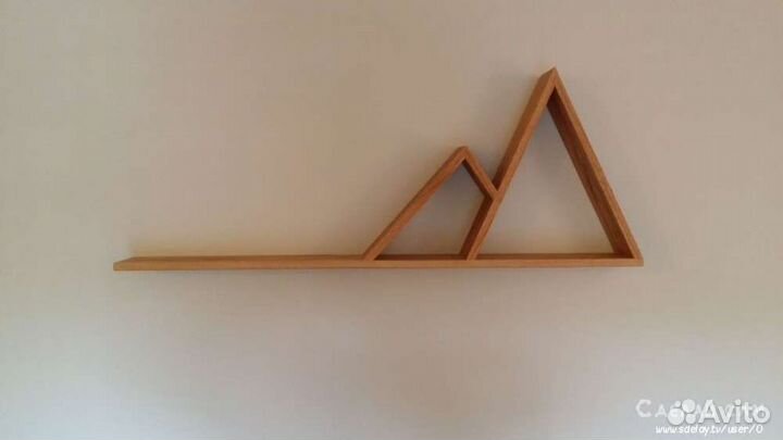 Полка лофт горы из сосны