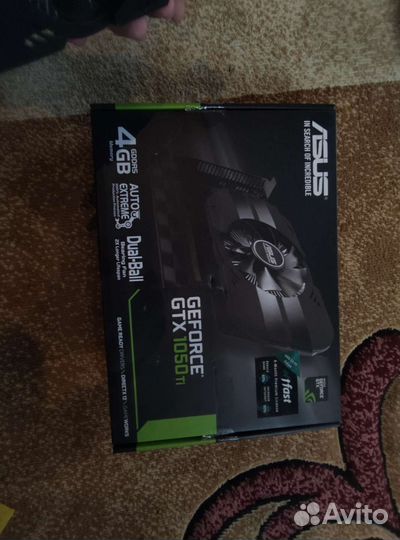 Видеокарта gtx 1050 ti 4gb asus