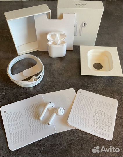 Беспроводные наушники apple airpods 2