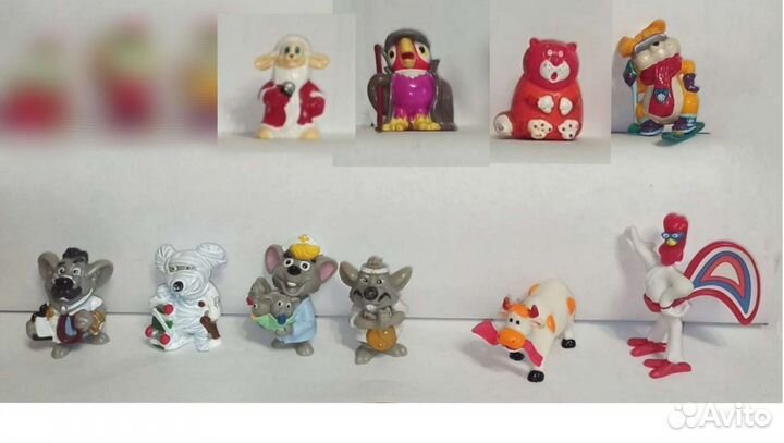 Игрушки из киндера и Ландрин 90х