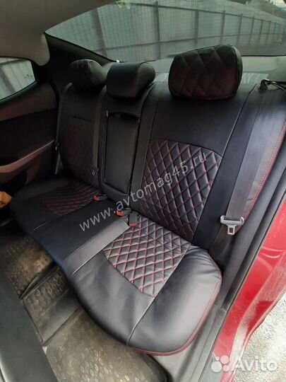 Авточехлы Hyundai Elantra MD 2010-2015г экокожа