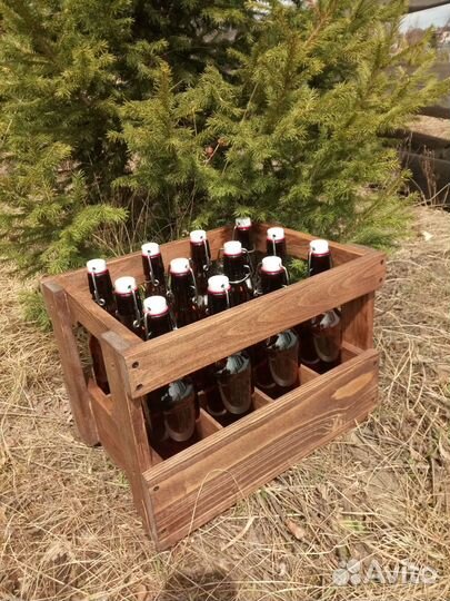 Ящик деревянный подарочный