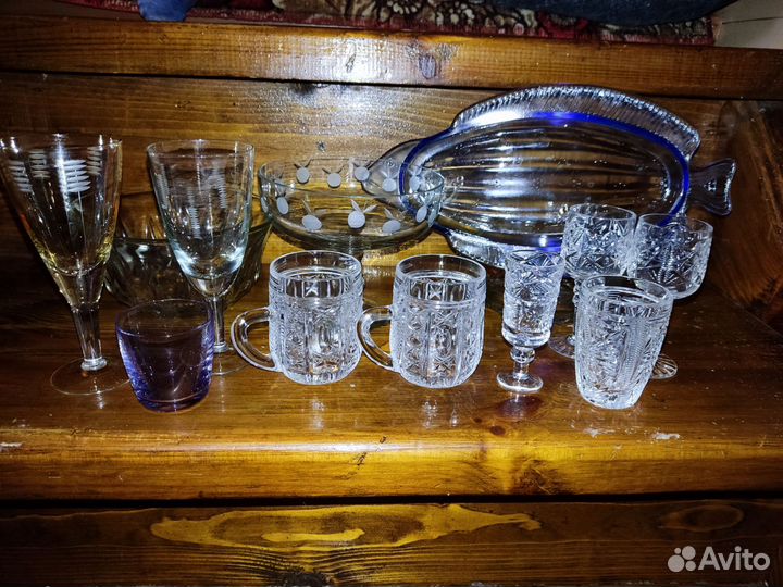 Стеклянная посуда и хрусталь СССР