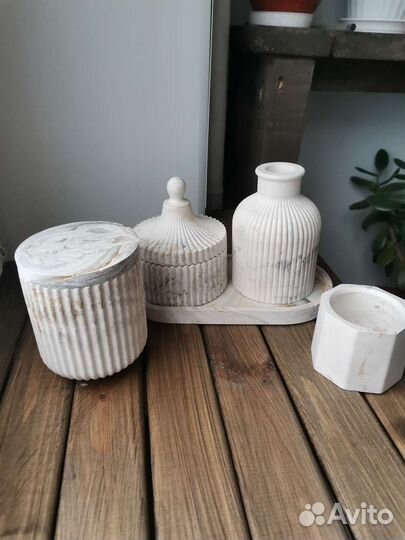 Шкатулка из гипса