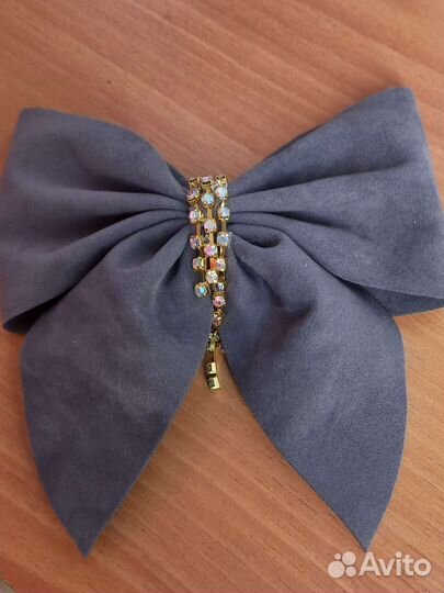 Большой бант заколка на выпускной