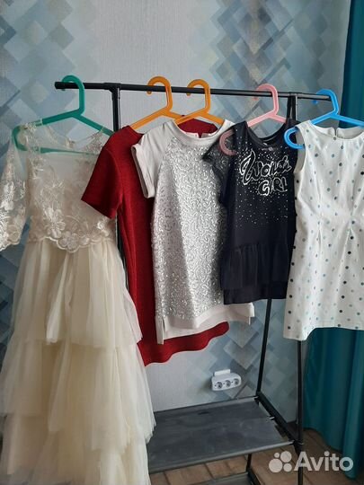 Детские вещи пакетом для девочек 128 134