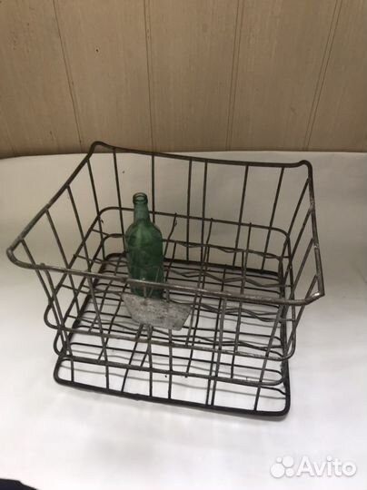 Ящик СССР металлический для бутылок