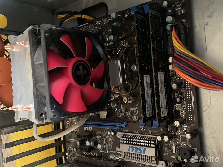 Материнская плата сокет 1156 xeon x3440 ddr3 8g