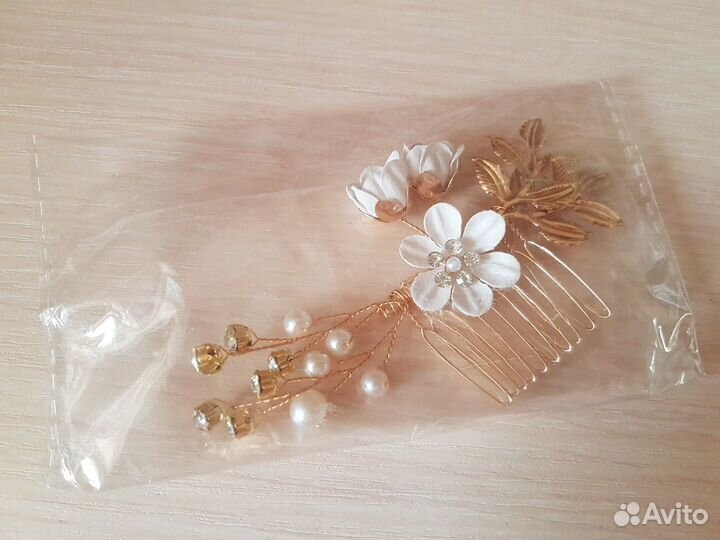 Гребень заколка украшение для волос
