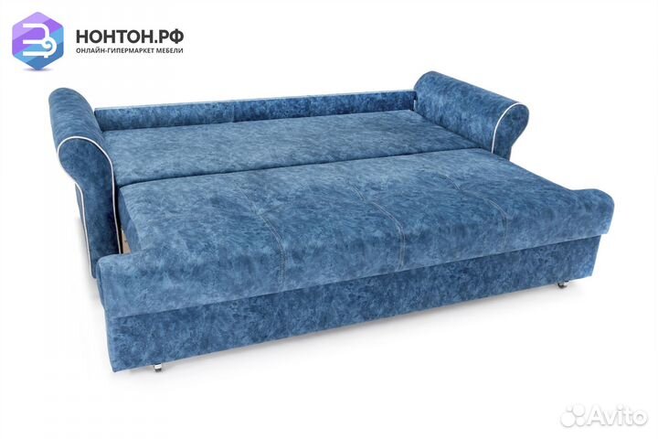 Диван еврокнижка Марсель синий