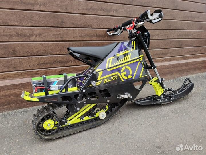 Сноубайк eliq Спорт с двумя акб