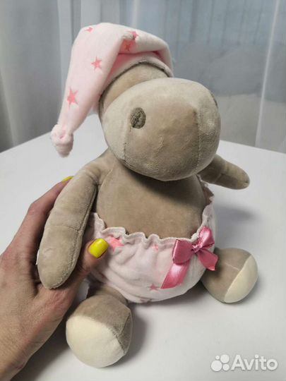 Мягкая игрушка бегемот