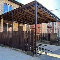 Установка заборов, ворот, навесов под ключ, Курганинск