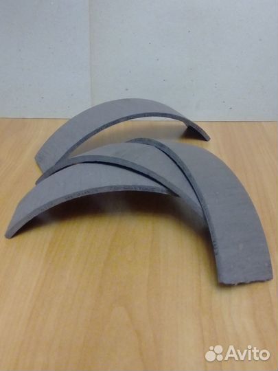 Накладки тормозные короткие Волга,газ-24,3102,уаз