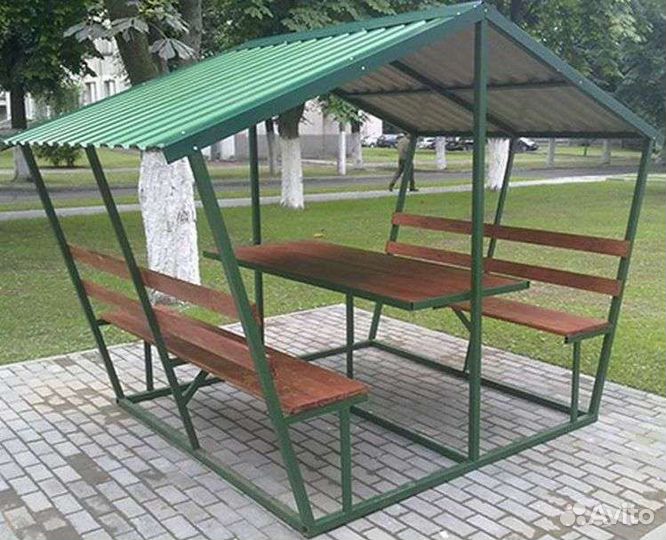Беседка из поликарбоната