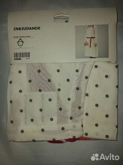 Текстиль IKEA лён: фартук, дорожка на стол, чехол