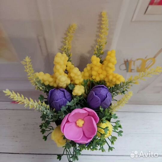 Мыльные букеты