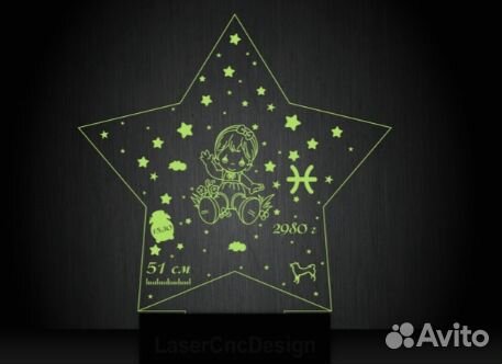 Метрика светильник ночник