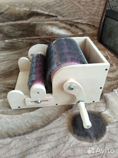 Кардер барабанный для шерсти