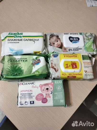 Влажные салфетки детские