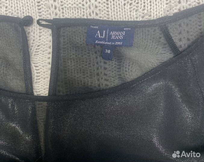 Платье Armani Jeans черное. Размер 38/ xs