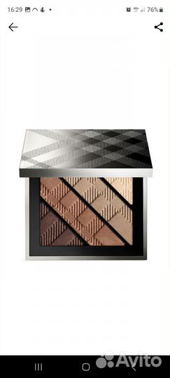Палетка теней burberry