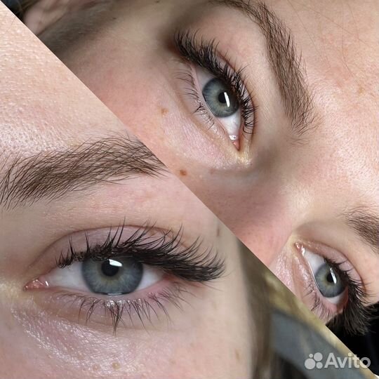 Наращивание ресниц модель