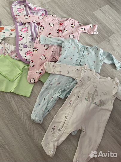 Вещи пакетом на девочку 50-62
