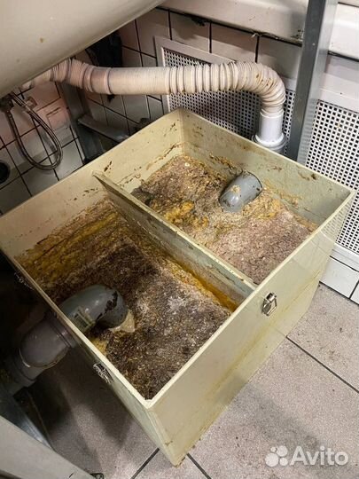 Чистка жироуловителей,вытяжек,канализации