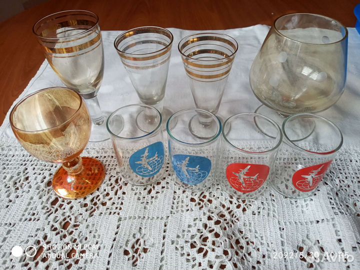 Стопки, рюмки, фужеры из СССР