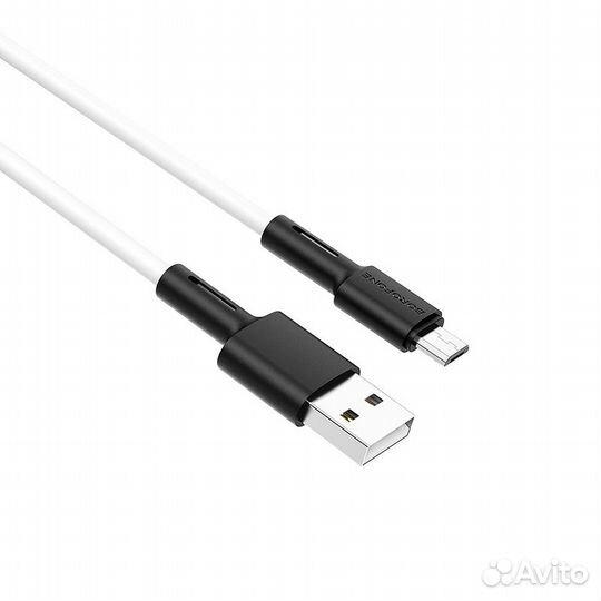 Кабель быстрая зарядка micro USB силикон