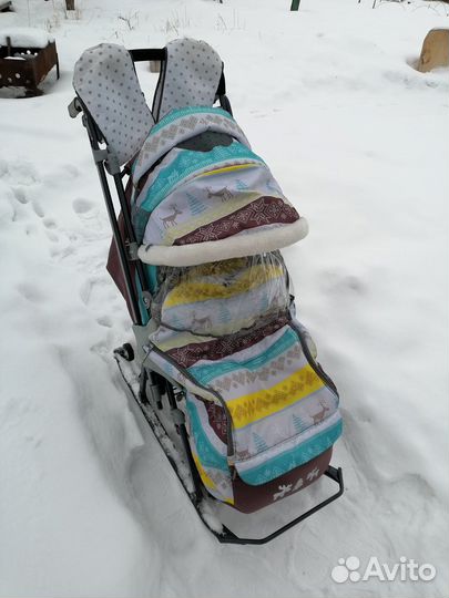 Коляска(санки) комбинированная nika kids