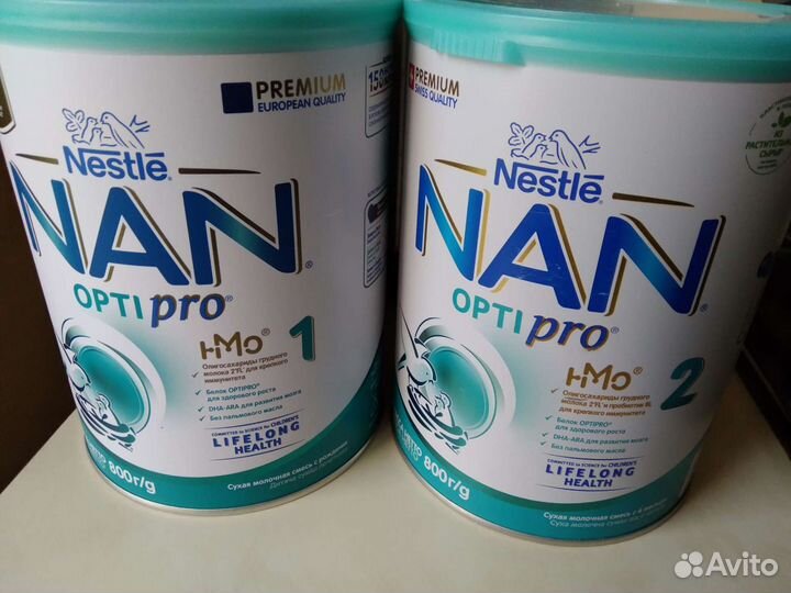 Нан га и оптипро 1,2,3,4 смеси