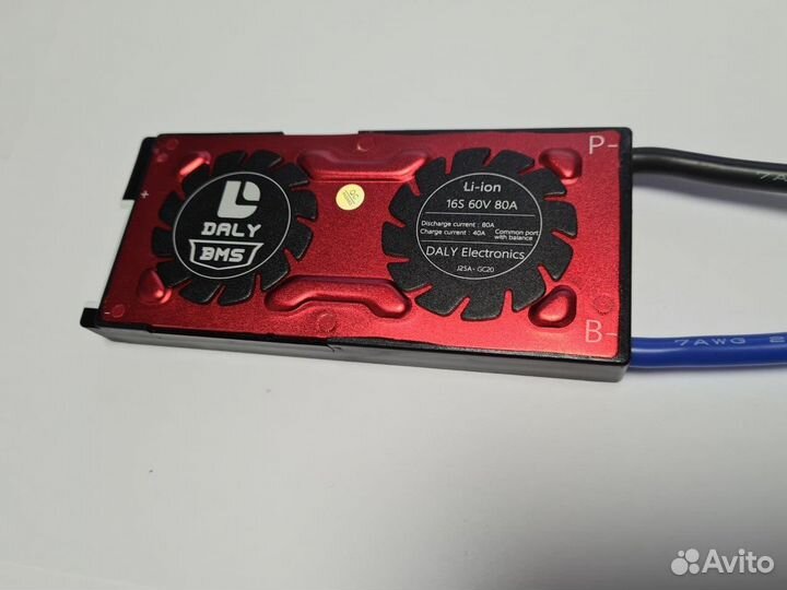 Плата контроля BMS Li-ion 16S 60V 80A