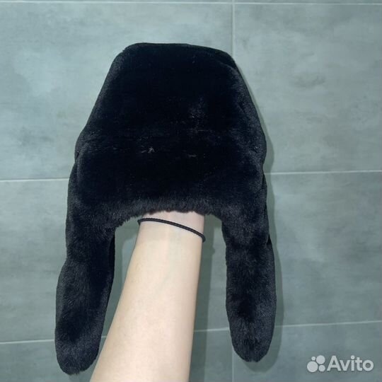 Шапка ушанка женская