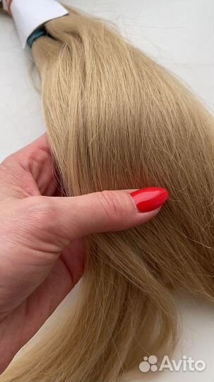Волосы для наращивания блонд бу