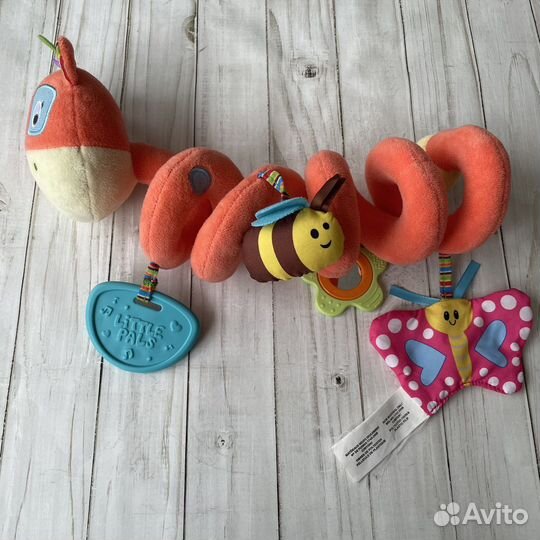 Игрушка спираль с подвесками baby go