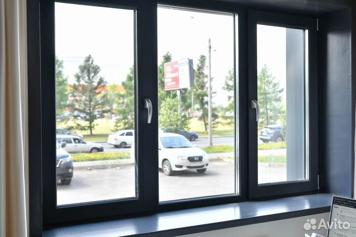 Пластиковые окна veka(трехстворчатые)