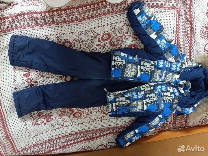Зимний комбинезон на мальчика 86