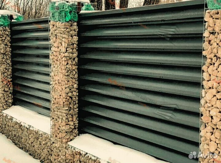 Забор жалюзи еврозабор