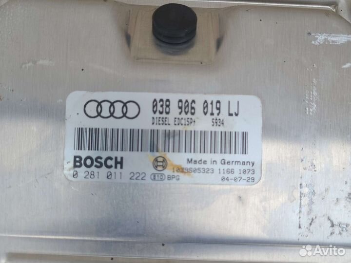 Блок управления двигателя эбу Audi A4 B6 1.9 TDI