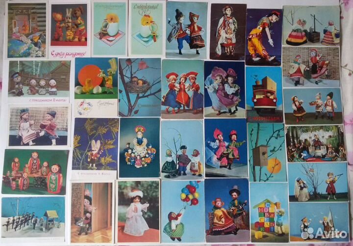 Открытки детские разные темы советские СССР