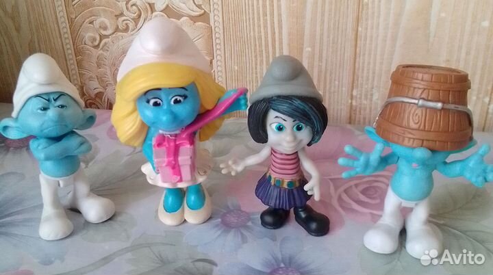 Фигурки смурфики