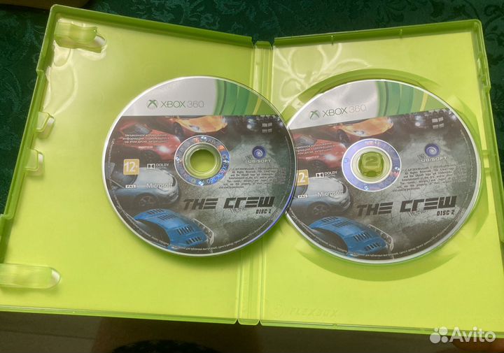 Диски на xbox 360 The Crew