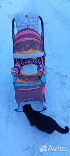 Санки коляска ника 7 3