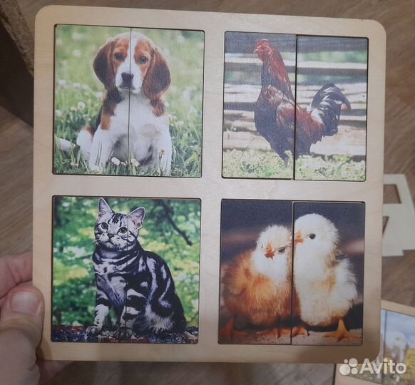 Деревянные развивающие игрушки