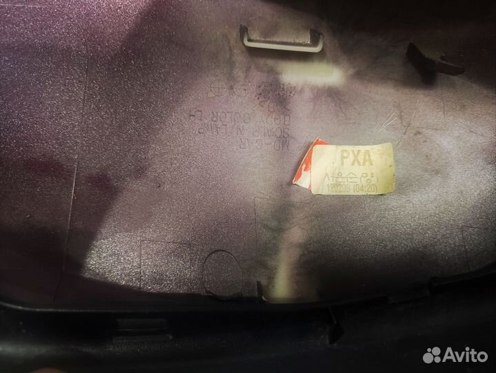 Накладка на зеркало hyundai solaris левое