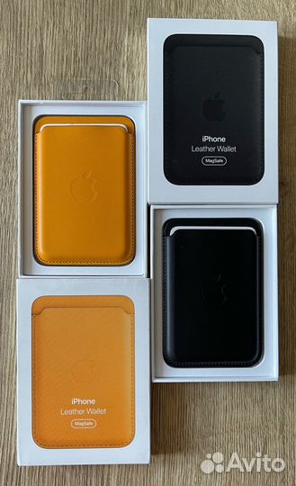Новый кошелек Apple Leather Wallet MagSafe