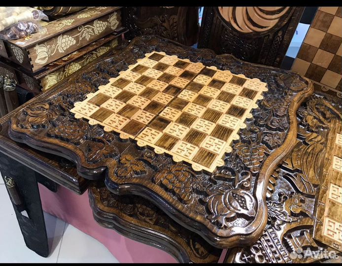 Нарды резные ручной работы